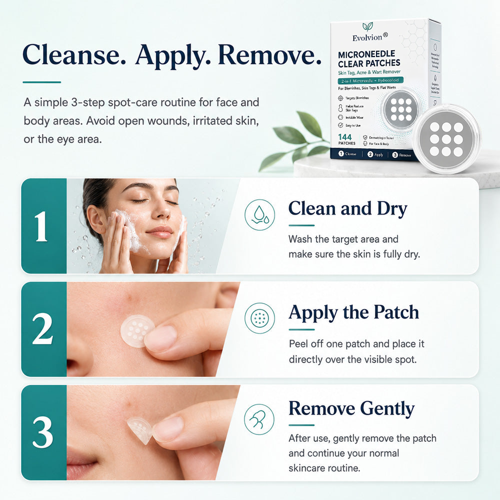 ๐ฆ Target Unwanted Skin Tags With One Simple Patch โจ