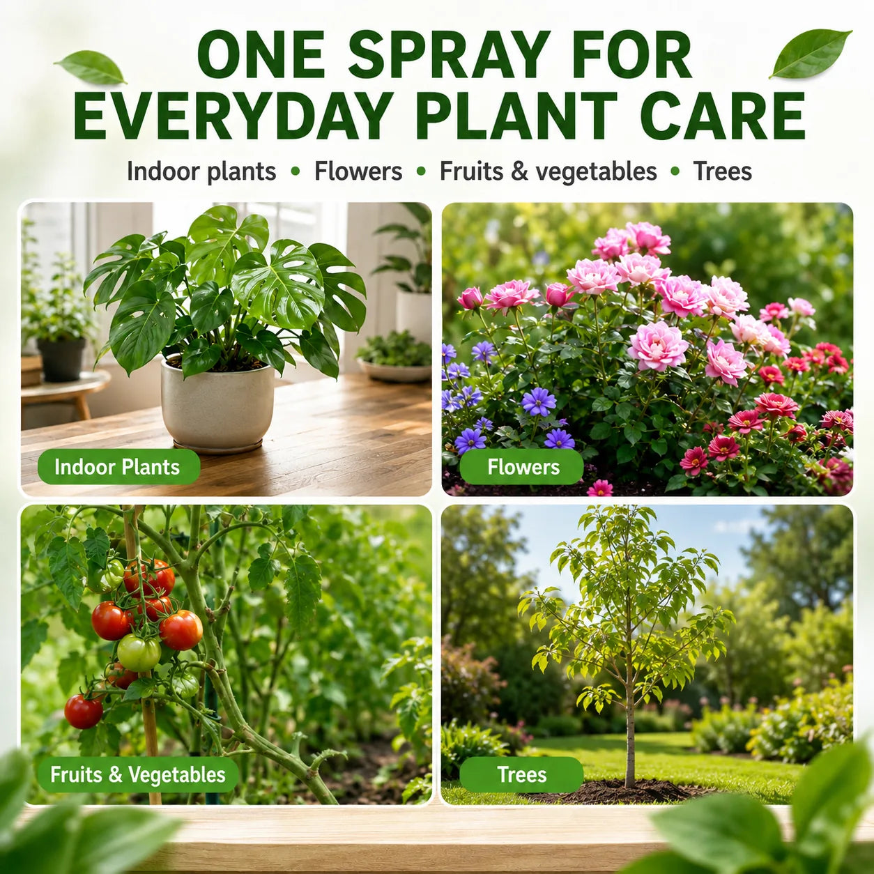🌿Ready-to-Use Plant Nutrient Spray for Indoor Plants, Flowers, Vegetables & Trees
