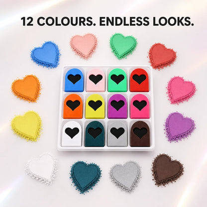 🎨 12-Color Washable Temporary Hair Chalk Set