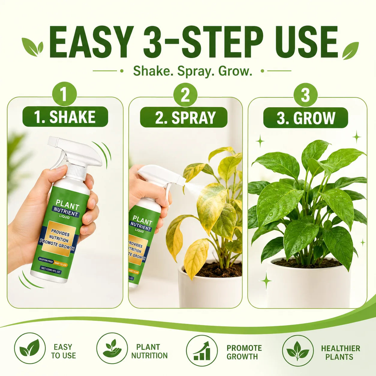 🌿Ready-to-Use Plant Nutrient Spray for Indoor Plants, Flowers, Vegetables & Trees
