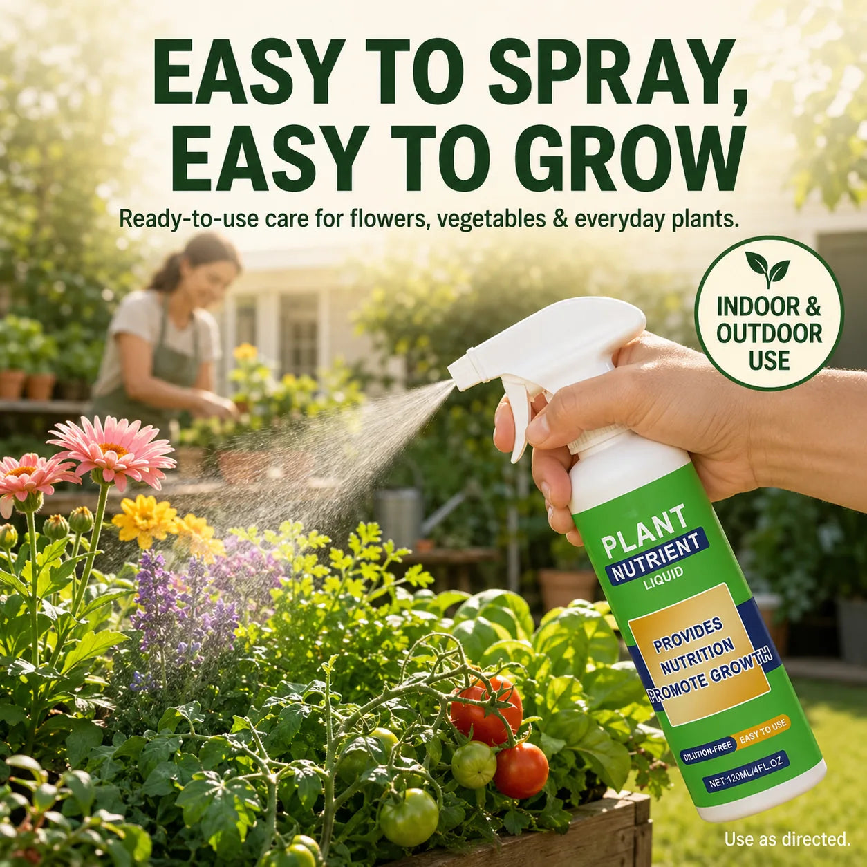 🌿Ready-to-Use Plant Nutrient Spray for Indoor Plants, Flowers, Vegetables & Trees