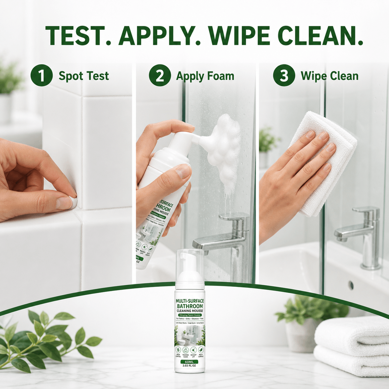 Multi-Surface Bathroom Cleaning Mousse