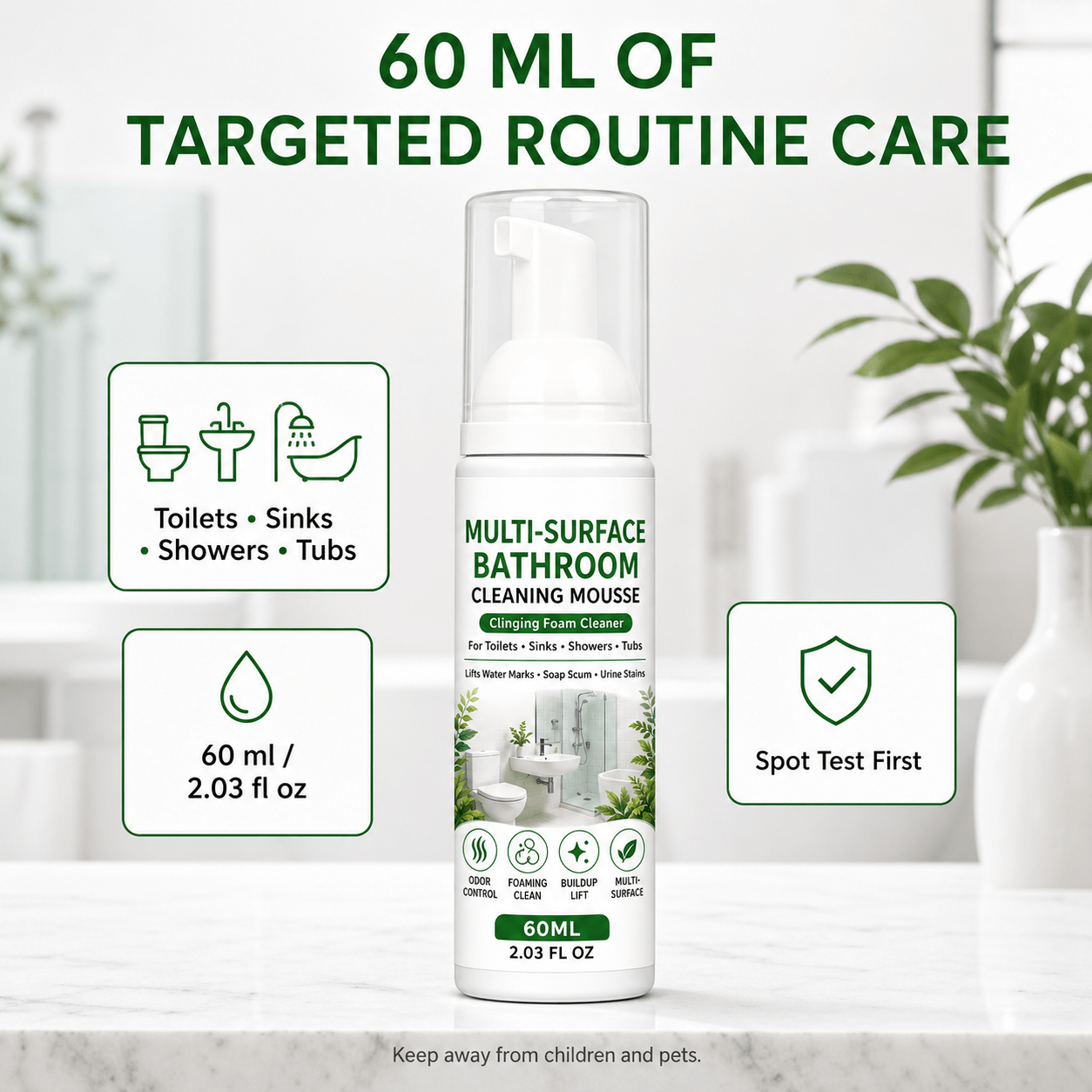 Multi-Surface Bathroom Cleaning Mousse