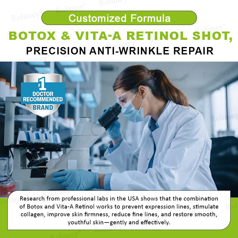 Made and shipped from the UK 🏉Rolimey® Botox & Vita-A Retinol Shot Wrinkle-Lift Tightening cream - Last Day Promotion 70% OFF