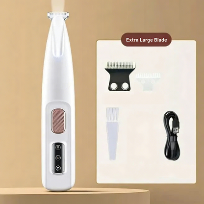 Precision Pet Paw Trimmer with LED Light – Ultra-Quiet, Cordless & Waterproof Grooming Kit