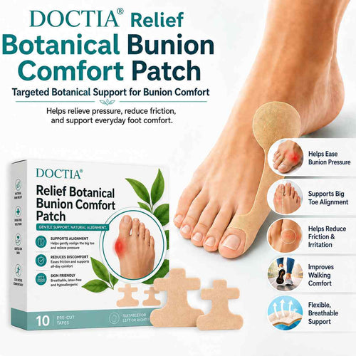 🏅🏉DOCTIA® Relief Botanical Bunion Comfort Patcht👠💃（Physical Stretch Support + Botanical Comfort Formula)