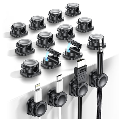 🧲Avasoma® 2026 Upgraded Magnetic Cable Organizer  🖥️ Universal Cord Holder