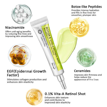 Made and shipped from the UK 🏉Rolimey® Botox & Vita-A Retinol Shot Wrinkle-Lift Tightening cream - Last Day Promotion 70% OFF