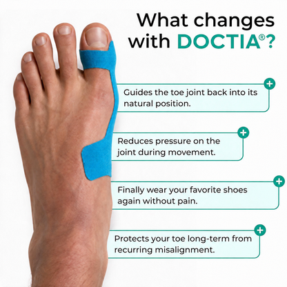 🏅DOCTIA® Relief Botanical Bunion Comfort Patcht👠💃（Physical Stretch Support + Botanical Comfort Formula)