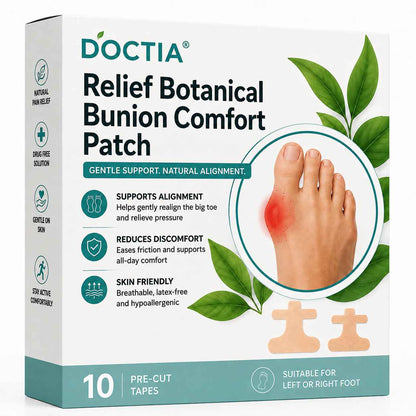 🏅🏉DOCTIA® Relief Botanical Bunion Comfort Patcht👠💃（Physical Stretch Support + Botanical Comfort Formula)