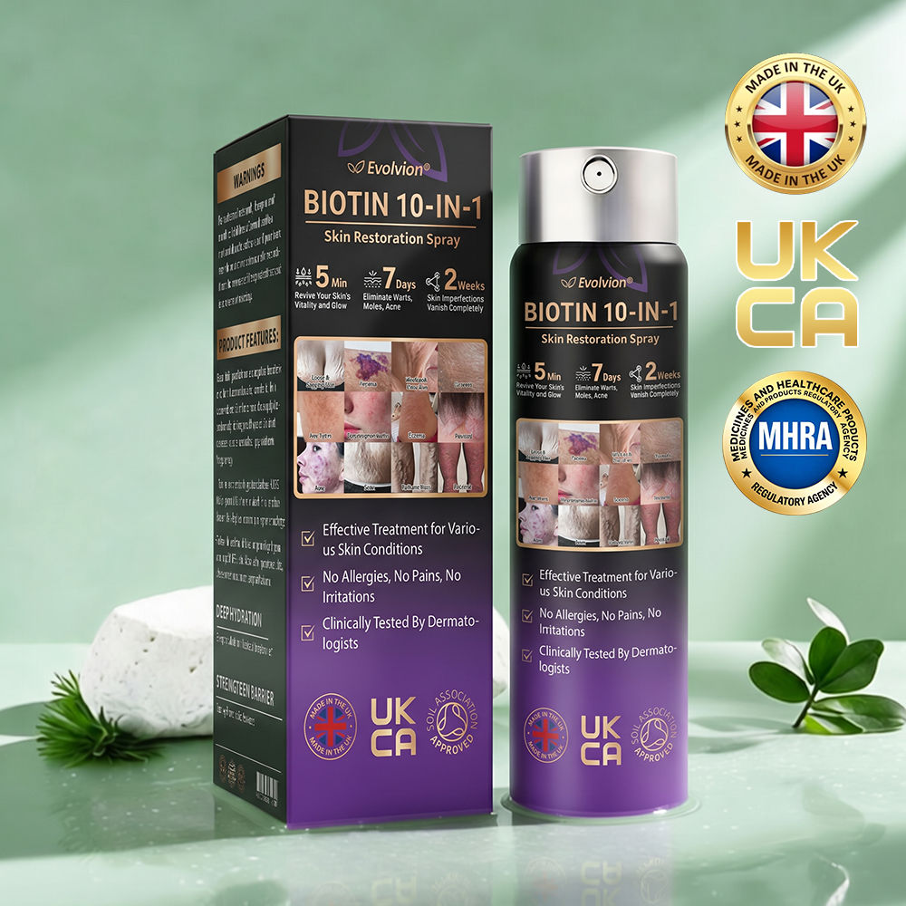 Made and shipped from the United Kingdom ✨Evolvion® ➕➕❤Biotin 10-in-1 Skin Restoration Spray✨✨