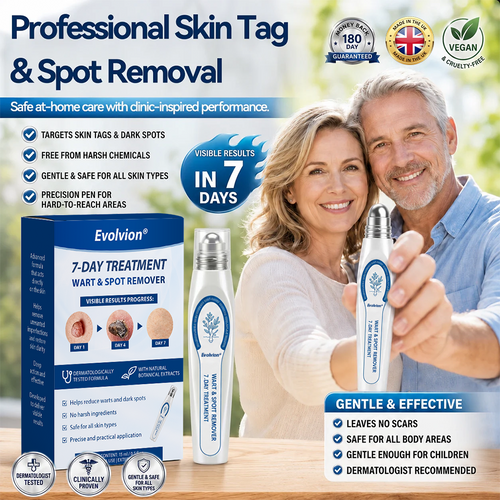 Made and Shipped from UK ✨Evolvion® 𝟕-𝐃𝒂𝘆 𝐒𝗸𝐢𝐧 𝐓𝒂𝗴 & 𝐒𝐩𝙤𝐭 𝐄𝐫𝒂𝐬𝙚𝐫 Painless & Scar-Free Advanced Imperfection Remova𝗜 Ro𝗜𝗜erba𝗜𝗜 Pen ❤️