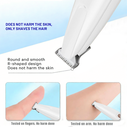 Precision Pet Paw Trimmer with LED Light – Ultra-Quiet, Cordless & Waterproof Grooming Kit