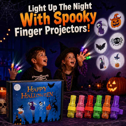 🏉Halloween Finger Lights, Glow Finger Toys for Kids, Party Favor, Halloween Party Decorations & Gifts
