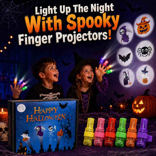 🏉Halloween Finger Lights, Glow Finger Toys for Kids, Party Favor, Halloween Party Decorations & Gifts