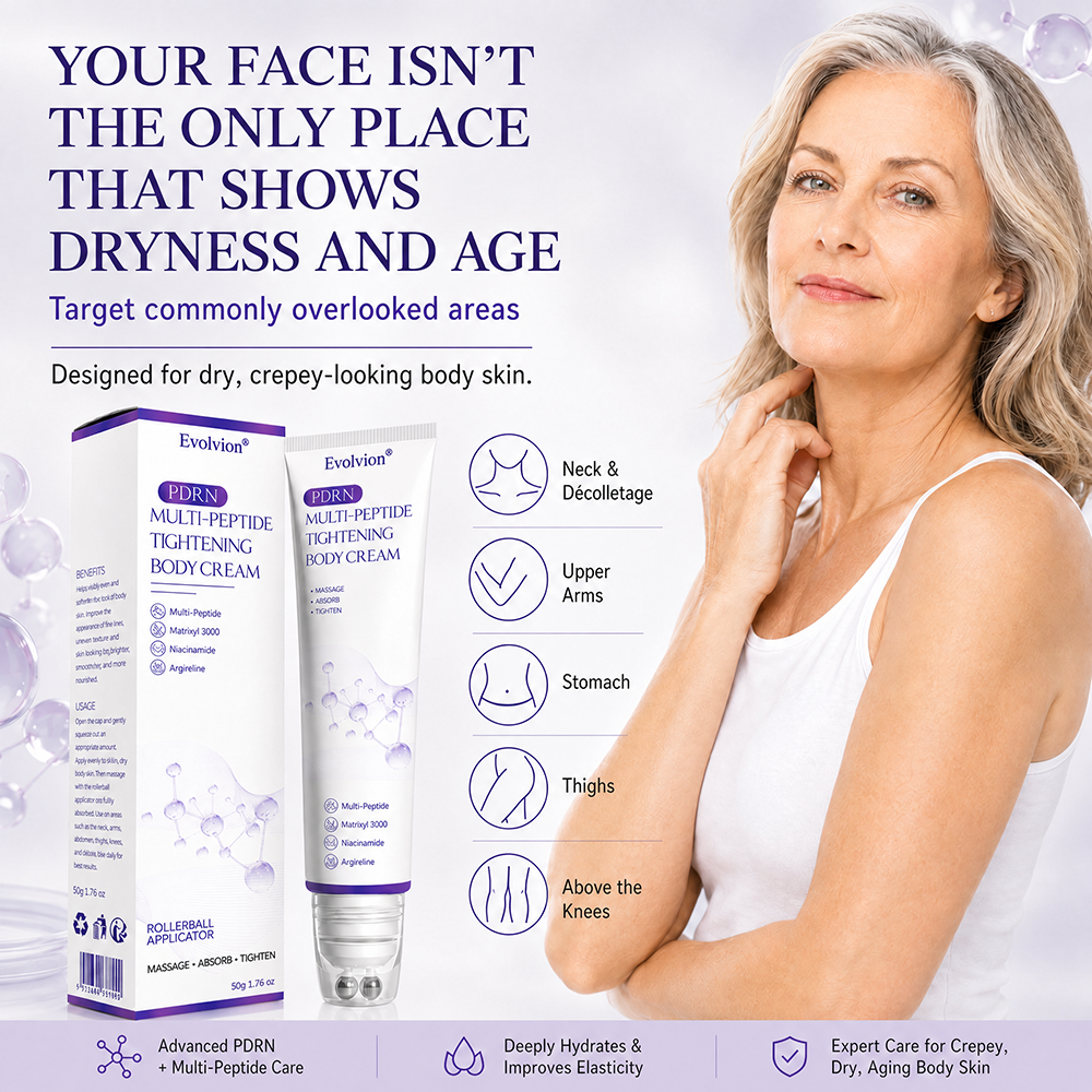 🦄 Evolvion® Crepey Skin Smoothing & Firming Roller Cream