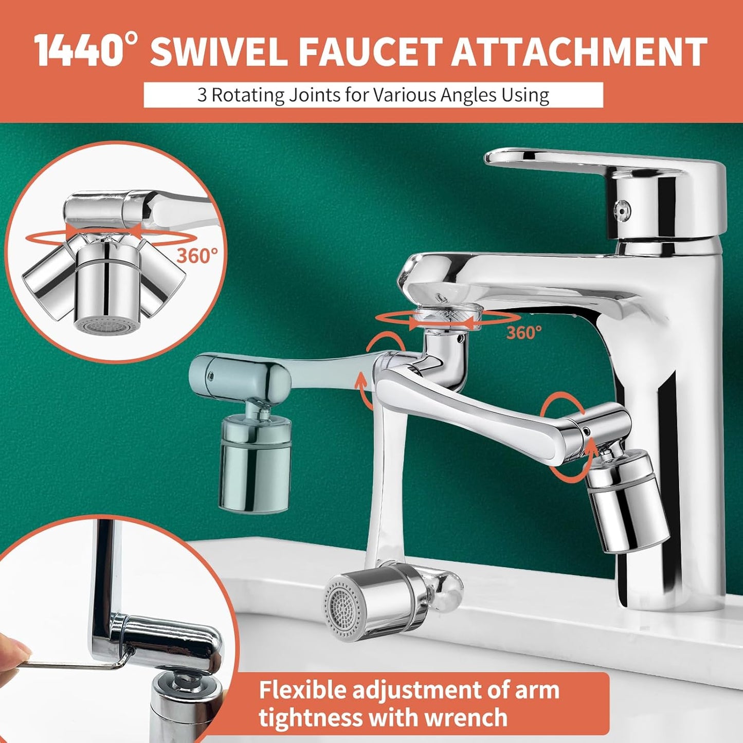 Avasoma® 1080° Swivel Faucet - Multifunctional Universal Robotic Arm🏉❤️