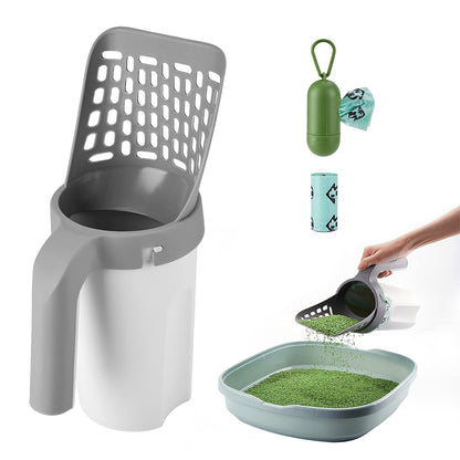 🐾Avasoma® Integrated Cat Litter System🔥: The Cleanest, Fastest Way to Scoop | One-Handed Operation, No More Odor!