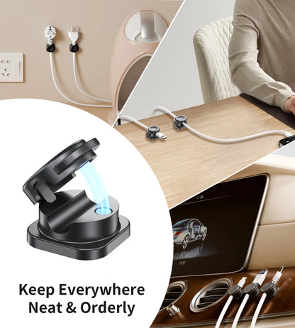 🧲Avasoma® 2026 Upgraded Magnetic Cable Organizer  🖥️ Universal Cord Holder