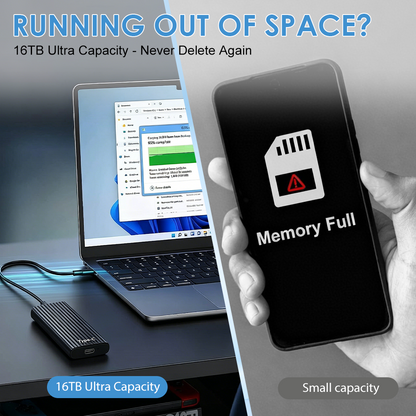 🏆Flash Sale🏉50K+ SOLD! Almost Gone-🔥16TB Large-Capacity Type-C Portable Mini SSD
