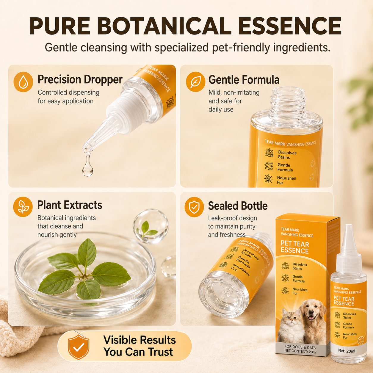🔥Gentle Pet Eye Care – cleanses the delicate skin around the eyes and supports daily grooming 👀🦄