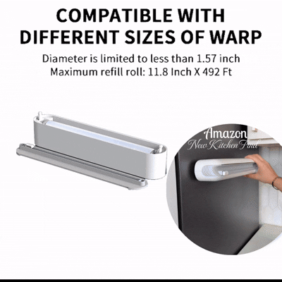 ⚖️ Avasoma® |Tin Foil & Cling Film Dispenserand Cutter-up