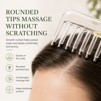 🔥Scalp Serum Applicator Comb – Refillable Oil & Tonic Applicator 💕💕💕