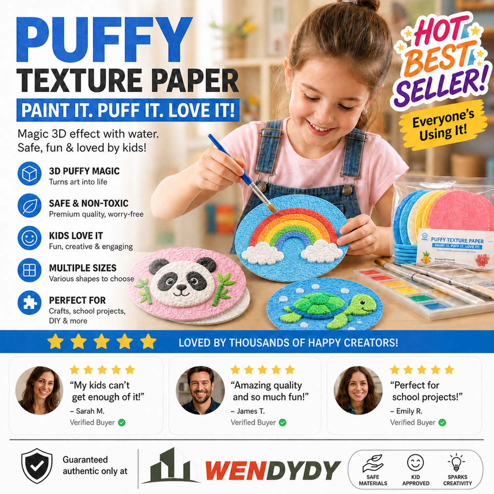 IEY® 3D Puffy Texture Paper