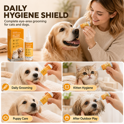 🔥Gentle Pet Eye Care – cleanses the delicate skin around the eyes and supports daily grooming 👀🦄