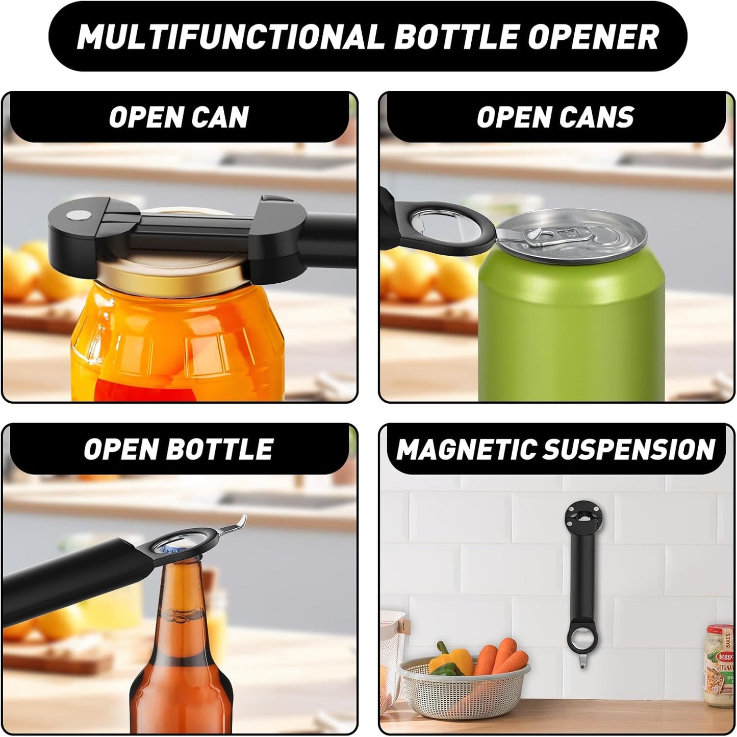 Avasoma® Three-In-One Multi-Function Bottle Opener🏉