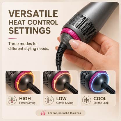 3-in-1 Hair Dryer Brush – Salon-Looking Hair Without Salon Prices🦄