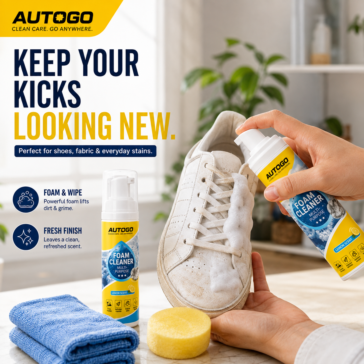 🔥Multi-Purpose Foam Cleaner – Deep Clean for Car, Home & Fabric🦄 💕💕💕