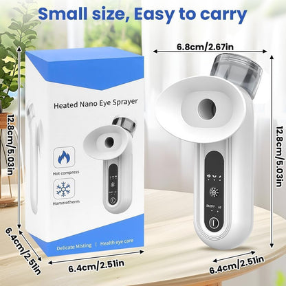 Avasoma® Professional Nano-Mist Eye Therapy — Dual Action Warm Compress & Deep Hydration System