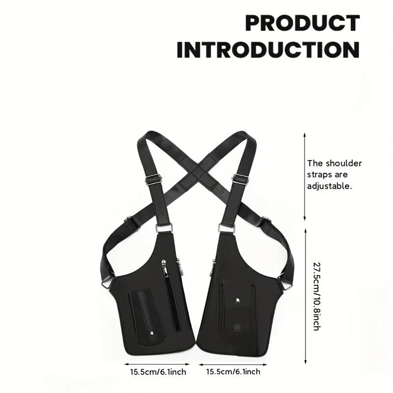 🧍‍♂️Avasoma® | Premium Leather Adjustable Underarm Shoulder Bag for Men & Women
