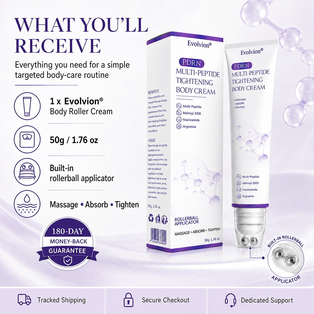 🦄 Evolvion® Crepey Skin Smoothing & Firming Roller Cream