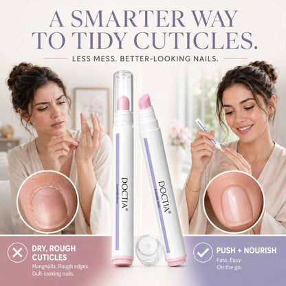 Cuticle Remover Pen Set with Cuticle Oil, Portable Cuticle Softener for Home DIY & Professional Nail Salon Manicure
