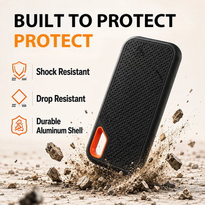 ⚡2TB Type-C Portable Mini SSD | High-Speed External Storage Drive for Laptop, Desktop & Smartphone🍀