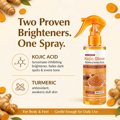 🗽Evolvion® Kojic Acid & Turmeric Exfoliating Spray — Body & Foot Care