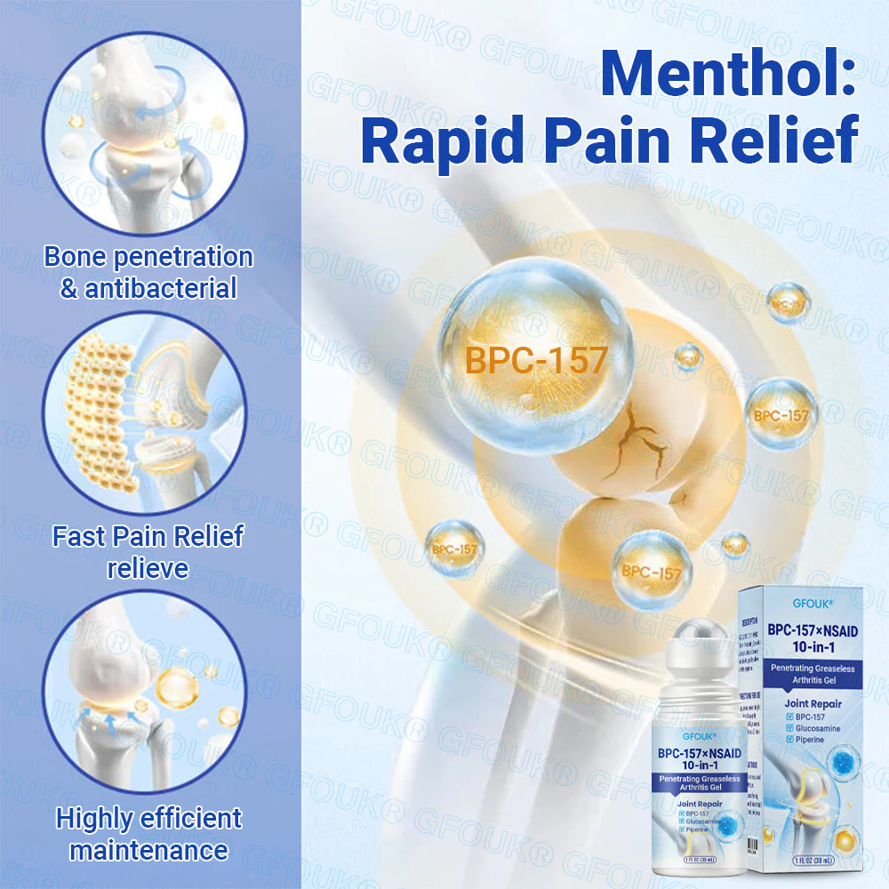𝐎𝐟𝐟𝐢𝐜𝐢𝐚𝐥 𝐒𝐭𝐨𝐫𝐞 🇬🇧 |🏉GFOUK® BPC-157 × NSAID 10-in-1 Penetrating Greaseless Arthritis Gel