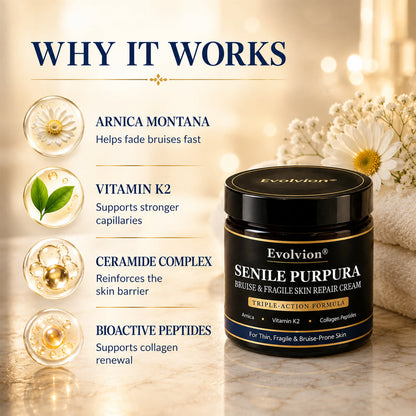 🏉Evolvion® Senile Purpura, Bruise & Fragile Skin Repair Cream💛