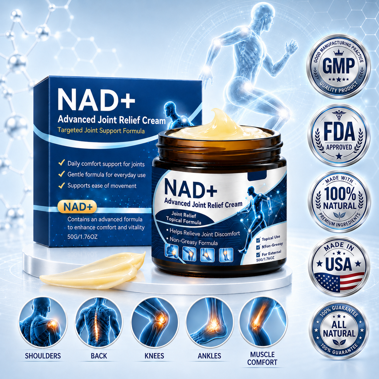GFOUK® NAD+ Advanced Joint Relief Cream