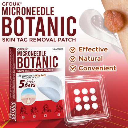 🏉GFOUK® MicroNeedle Botanic Skin Tag Removal Patch 🇬🇧 UK Stock & Fast Delivery