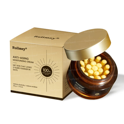 ✅Official Store |🏉🎁Rolimey® Anti-Aging Moisturizing Cream with Hyaluronic Acid, Retinol & Collagen – For Face, Neck, Décolleté & Legs – Made in UK – Day & Night Use