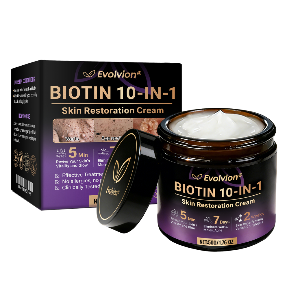 Made and Shipped from UK🏉👨‍⚕️Evolvion® Biotin 10-in-1 All-in-One Barrier Repair Cream - Last Day Promotion: 50% OFF