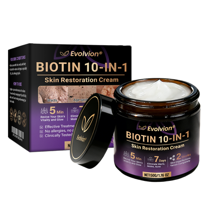Made and Shipped from UK🏉👨‍⚕️Evolvion® Biotin 10-in-1 All-in-One Barrier Repair Cream - Last Day Promotion: 50% OFF