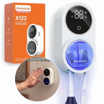Stop Brushing with Bacteria! 🦠 Avasoma® Smart UV Sanitizer 🛡️ 99.9% Clean