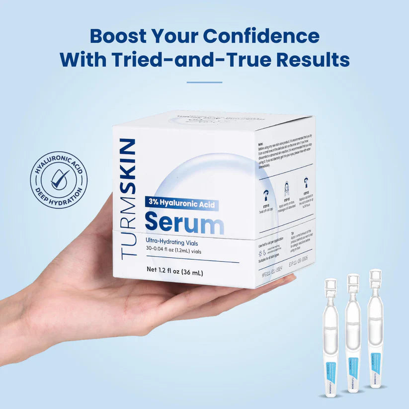 🏆LAST DAY BUY 1 GET 1 FREE⚡3% Hyaluronic Acid Ultra Hydrating Serum by TurmSkin