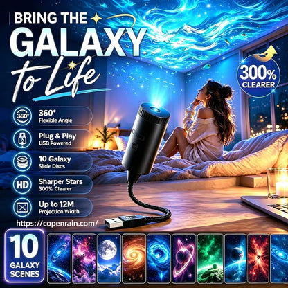 💡🏉BVJ® Plug-and-Play HD Galaxy & Ocean Projector Night Light🥳50,000+ Happy Users