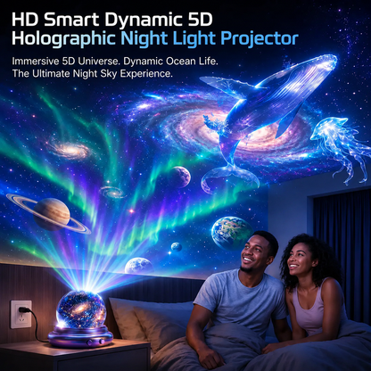 🔮🦄Night Light Projector - Smart Holographic Star Projector🪭