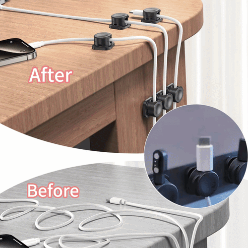 🧲Avasoma® 2026 Upgraded Magnetic Cable Organizer  🖥️ Universal Cord Holder